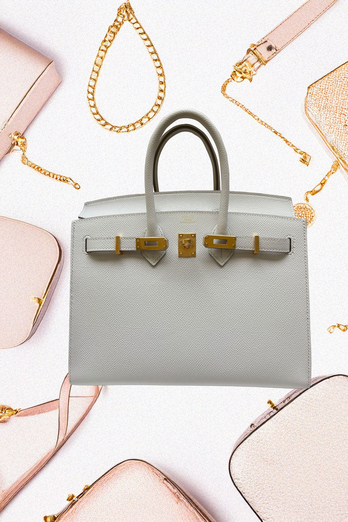 Hermès Birkin 30 Epsom Branca