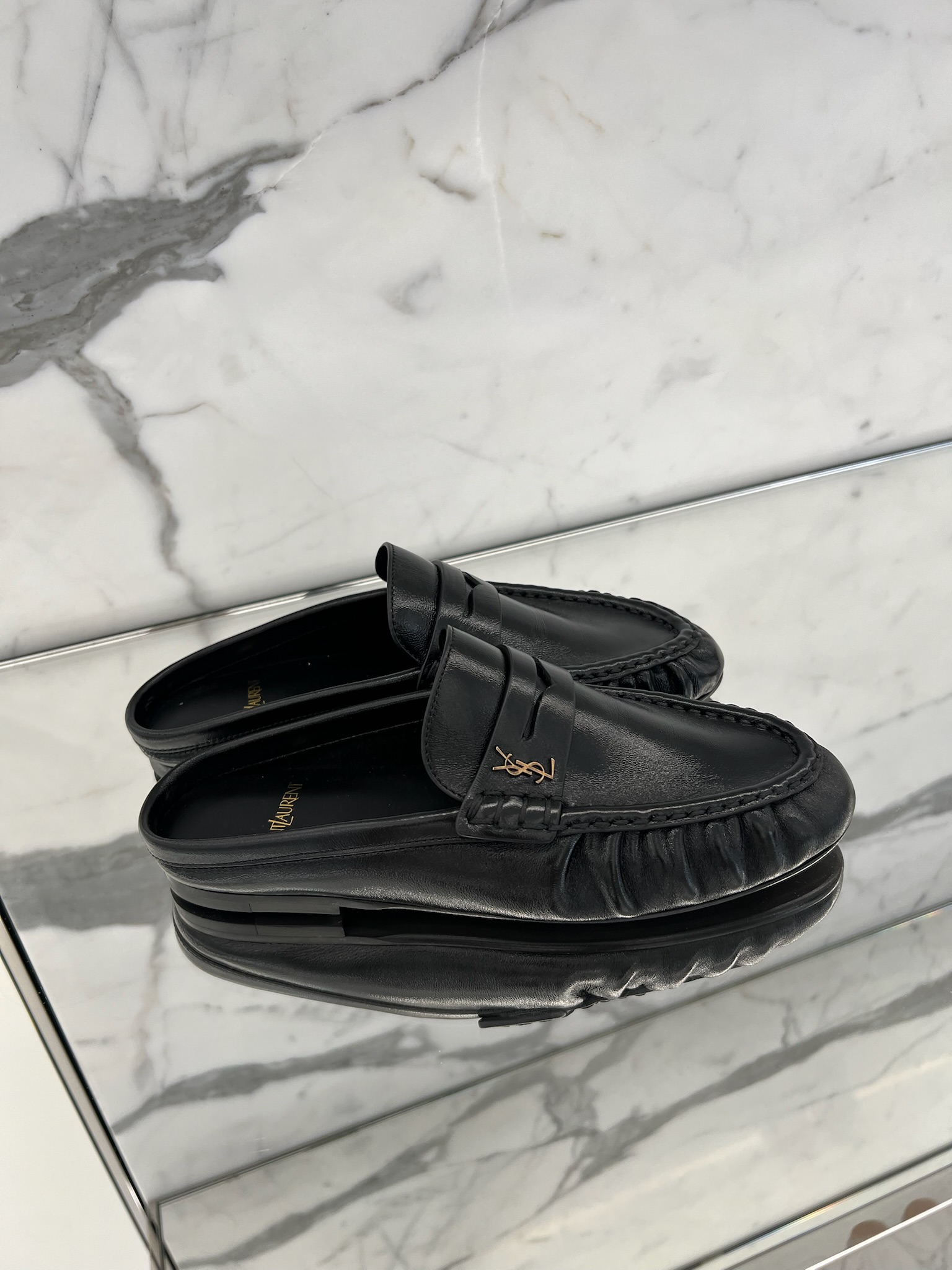 Le Loafer Mules Saint Laurent