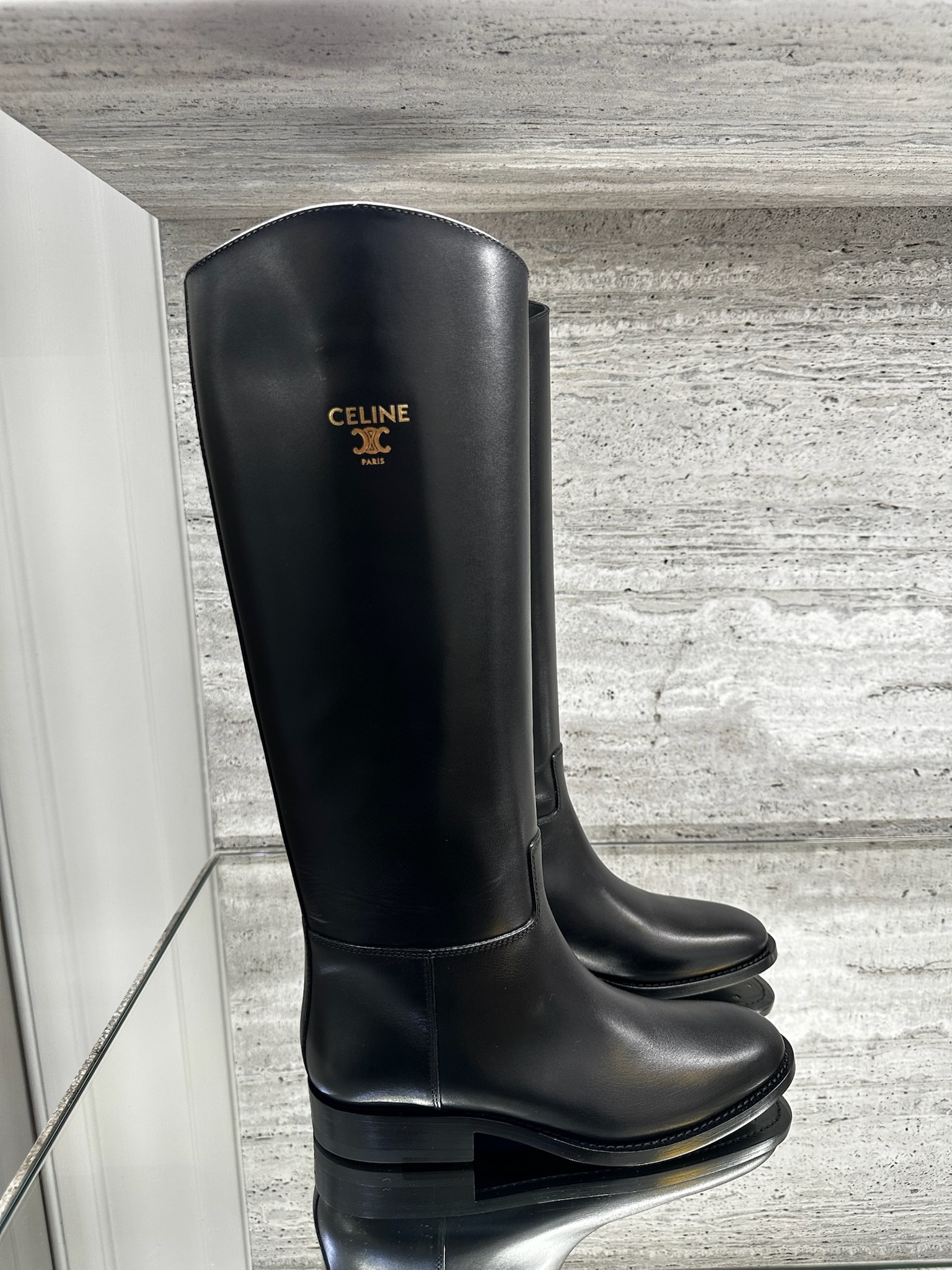 Botas Tipo Equitação Celine