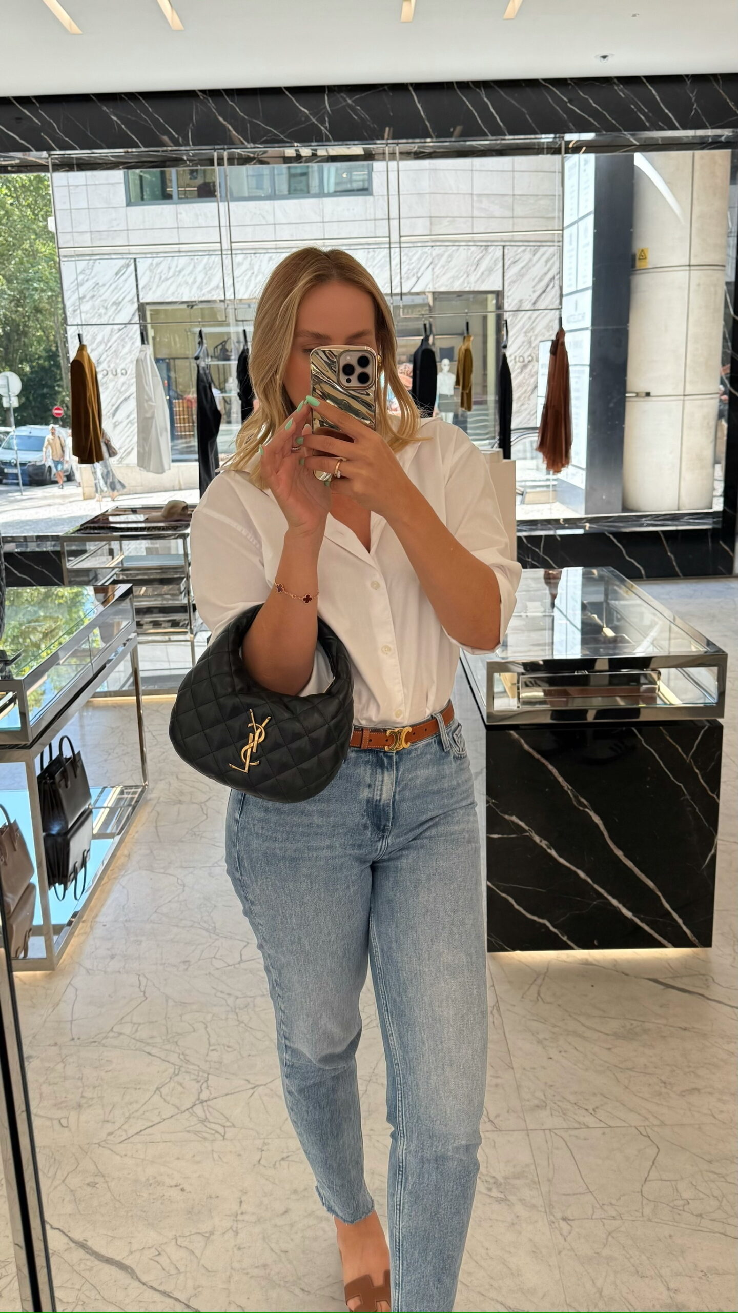 Icarino in Quilted Saint Laurent