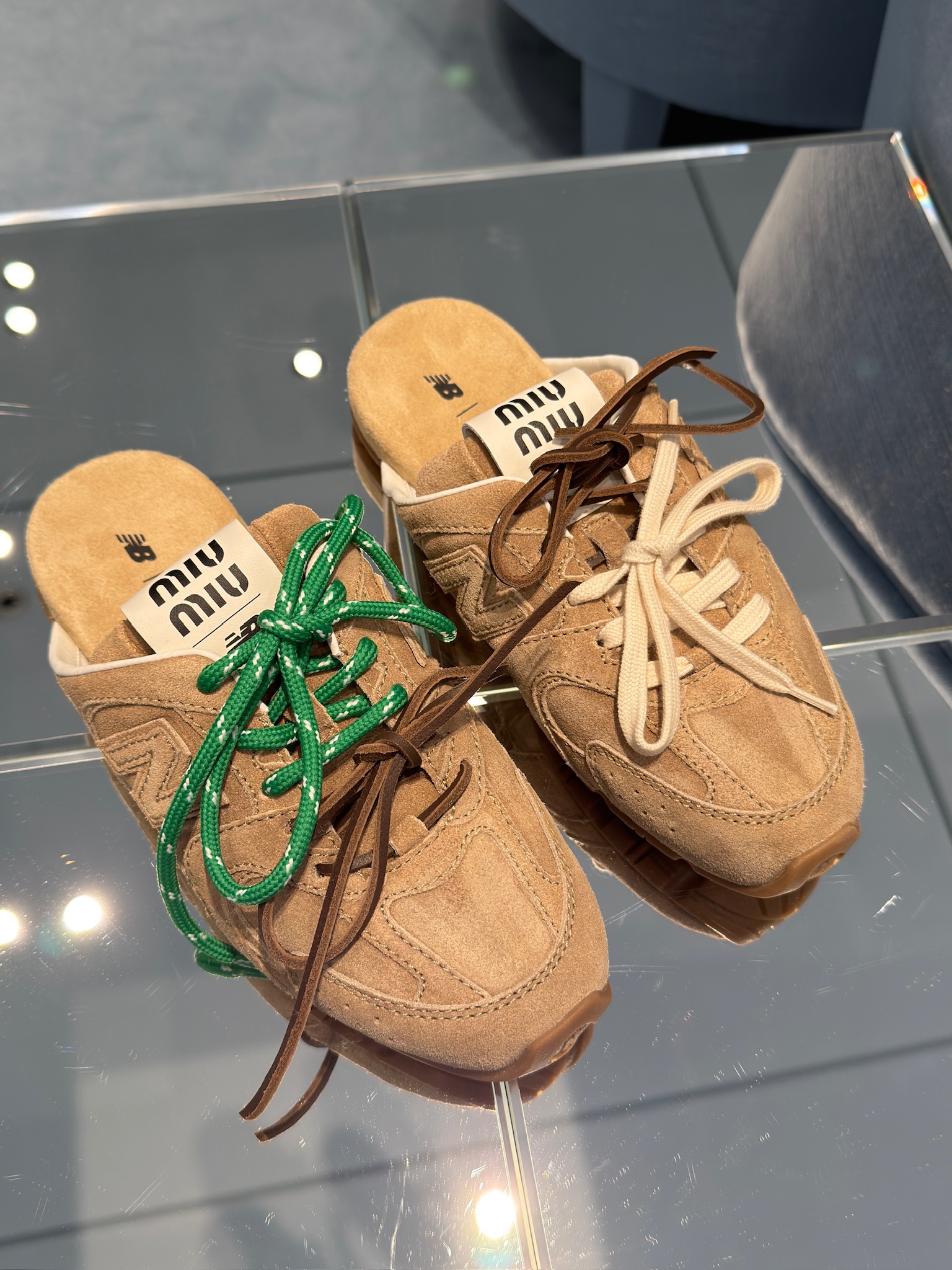 Miu Miu x New balance Mules