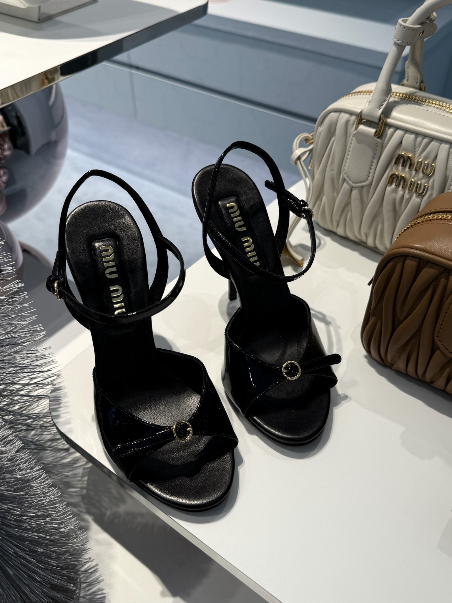 Patent Sandals Miu Miu