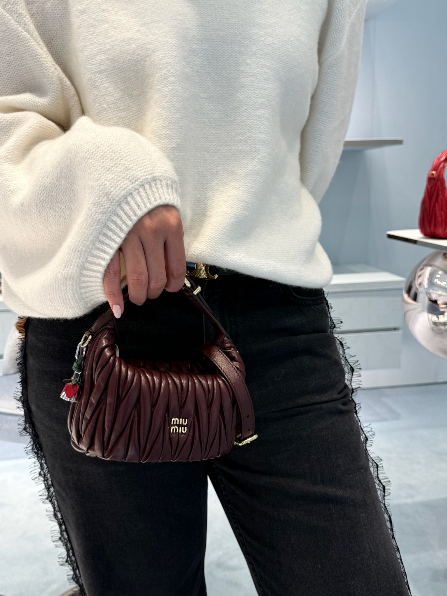 Matelassé Pouch Miu Miu