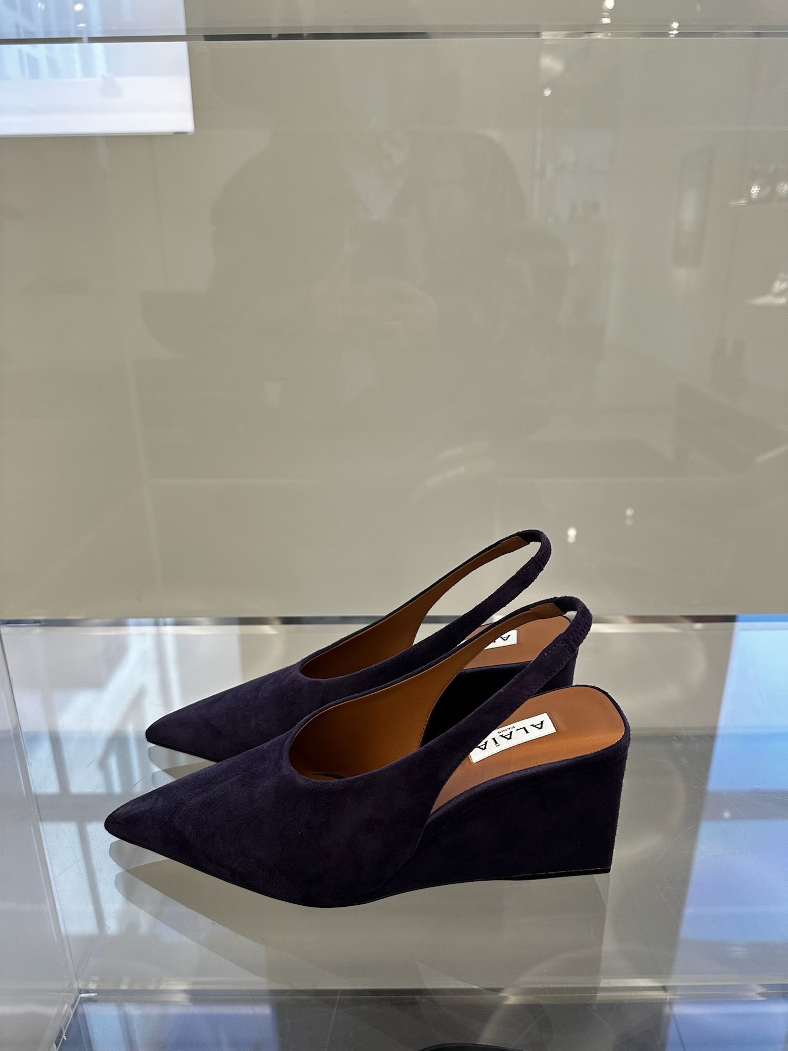 Cube Wedge Slingbacks Alaia
